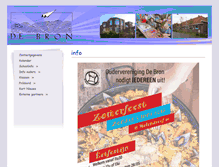 Tablet Screenshot of debron-lovendegem.be
